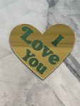 I love you Cup Cake Disk