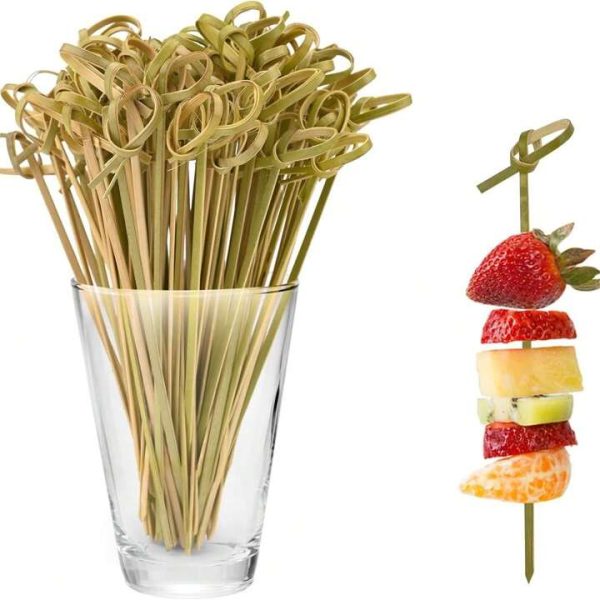 Bamboo Ribbon Skewers for starters