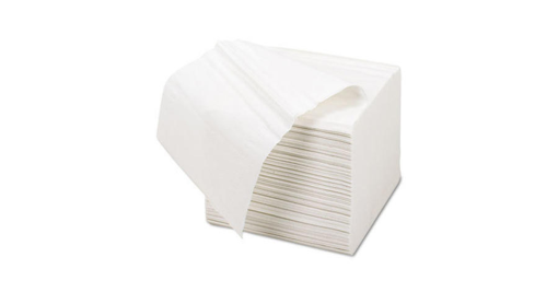 1PLY PLAIN WHITE SERVIETTES