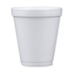 250ML WHITE POLYSTYRENE CUPS