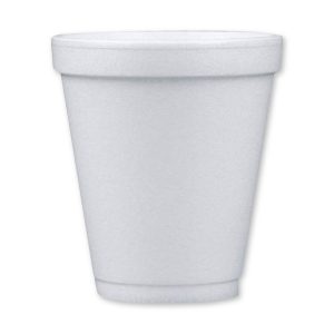 250ML WHITE POLYSTYRENE CUPS