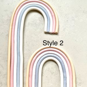 Nude Silicone Rainbow Cake Deco