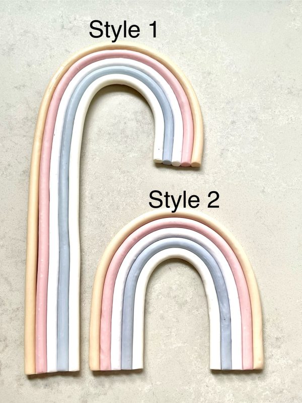 Nude Silicone Rainbow Cake Deco