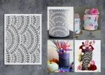 Flower Cream Stencil