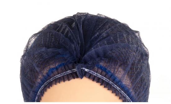 Navy Blue Disposable Mop Cap
