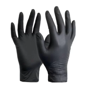 Black Nitrile Powder Free Gloves
