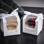 Single Cup Cake Box Excl Ribbons - 10pcs