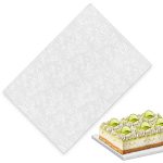 Silver Masonite Rectangular Cake Board