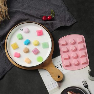 12 Cavity Silicone Diamond Cube Tray