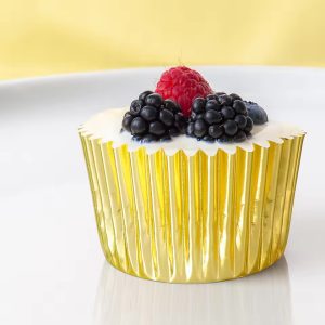 Gold Cup Cake Liners