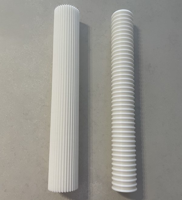 25cm Ribbed Fondant Roller