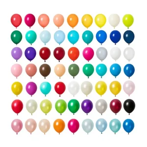 ASSORTED PASTEL LATEX BALLOONS