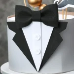 Suit Bow Tie Cake Topper