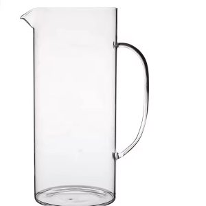 Glass jug with Gold Rim