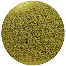 18" Gold Thick Round Cake Board