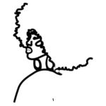 TYPE 2 AFRO LINE ART CAKE DECORATION