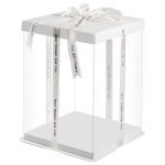 12" Transparent Cake Box