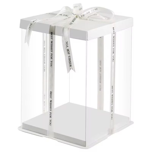 12" Transparent Cake Box