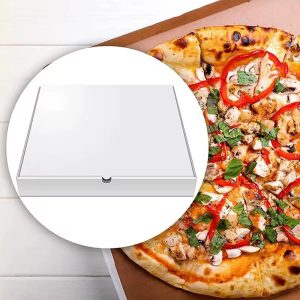 White Pizza Box