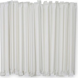8MM INDIVIDUALLY WRAPPED STRAWS
