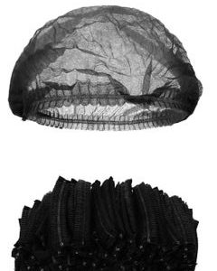 Black Disposable Mop Cap