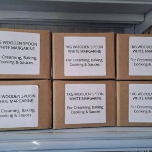 1kg Wooden Spoon White Margarine