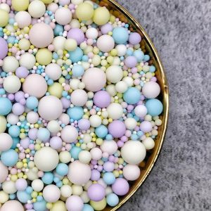 50g Pastel Mixed Size Sugar Pearls