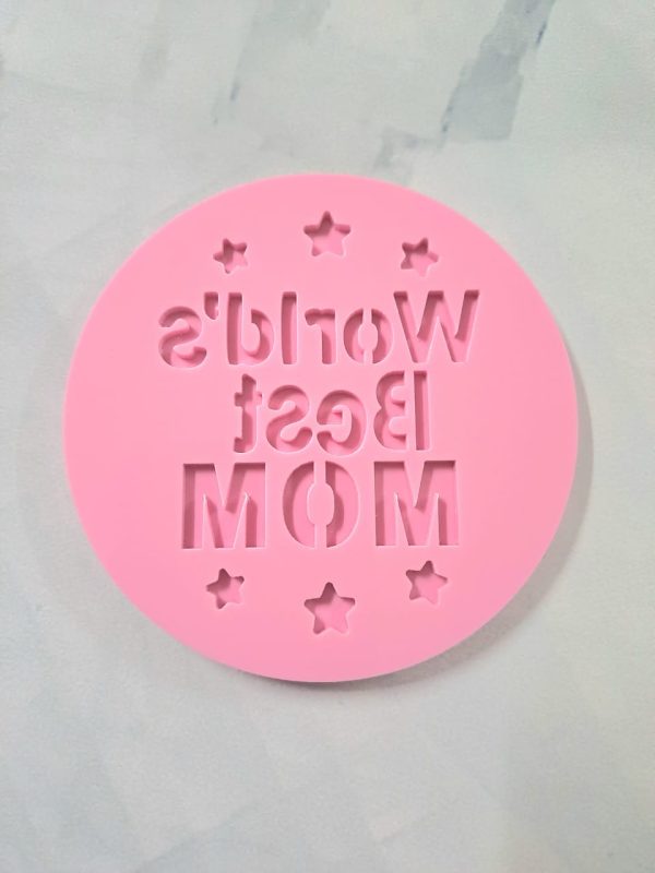 7.5CM WORLD BEST MOM DEBOSSER