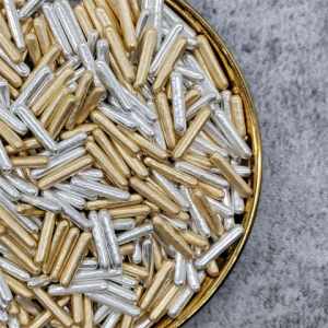 50g Metallic Gold Silver Rods