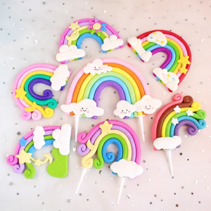 Rainbow Cake Deco