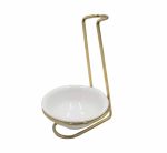 Serving Spoon Rest with Gold Stand