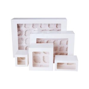 Greaseproof Cup Cake Box Incl Insert
