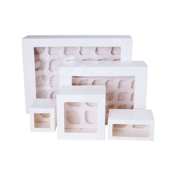 Greaseproof Cup Cake Box Incl Insert
