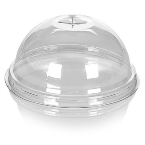 PET Cross Dome Lid - for 250ml/350ml