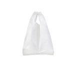 WHITE PLASTIC CARRIER BAG