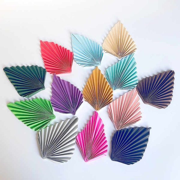 PALM SPEAR PAPER LEAF CAKE DECORATION