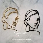 HAIR BACK LINE ART CAKE DECORATION