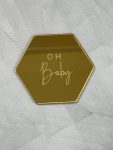 5cm Hexagon OH Baby Cup Cake Disk - 3 pcs