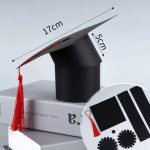 Round Graduation Hat Cake Topper