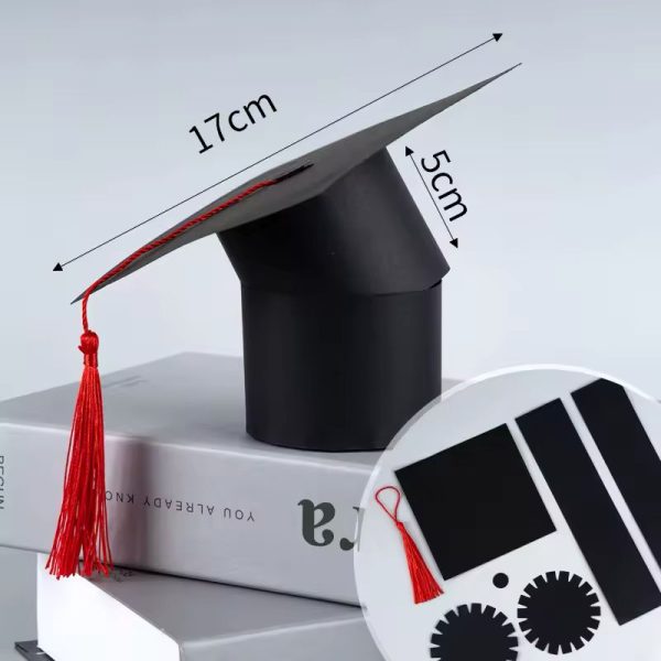 Round Graduation Hat Cake Topper