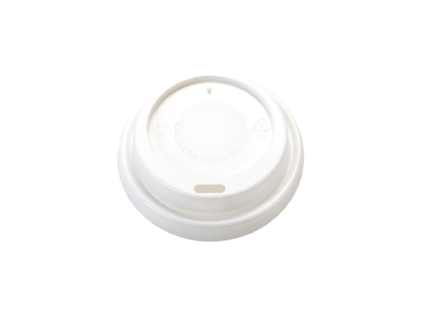 350ml White Coffee Cups Sip Lids
