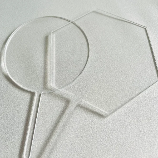 Blank Acrylic Cake Topper