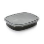 NO DIVISION OVAL MEAL TRAY INCL LIDS - 25PCS